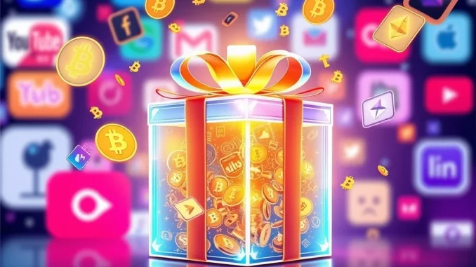 HTX crypto gift platform with USDT giveaways for social adoption