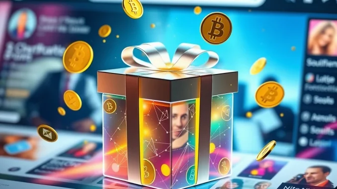 HTX Crypto Gifts feature with USDT prize pool for social sharing