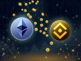 Visualizing the massive HTX ETH transfer of over $210 million from HTX to Binance, highlighting significant crypto exchange movements.