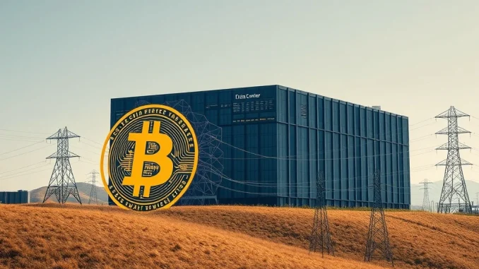 Hut 8's new power infrastructure supporting Bitcoin mining expansion and AI data centers.
