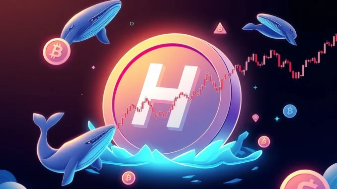 HYPE token price chart holding $43 support amid market volatility