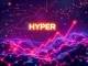 A visual representation of HYPER crypto's explosive growth, showing interconnected networks and upward trends, symbolizing strategic partnerships and community-driven success.