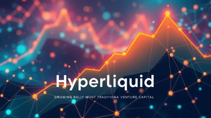 Hyperliquid's Remarkable Triumph: Dominating DeFi Without Venture Capital Visualizing Hyperliquid's growth and financial independence, symbolizing its success as a decentralized exchange without venture capital.