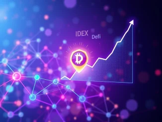 Visualizing IDEX's phenomenal 5045% price surge, highlighting strategic partnerships and its role in decentralized finance growth.