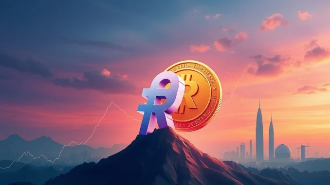 A visual representation of Indonesia's crypto tax revenue growth, highlighting the nation's efforts in digital asset taxation amidst market volatility.