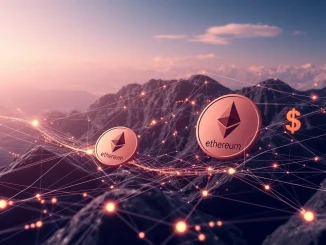 An illustration depicting a significant Infini founder ETH sale, highlighting on-chain analysis and large cryptocurrency movements.