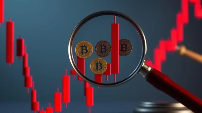 INJ Price Plunge: Unprecedented 80% Drop Amid Regulatory Firestorm Visualizing the sharp INJ price drop, highlighting the severe market impact due to regulatory scrutiny and investor panic.