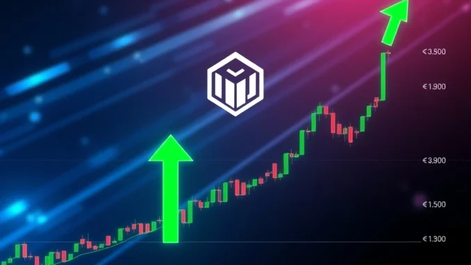 Injective Protocol: Explosive INJ Token Breakout Targets 300% Surge A clear crypto chart displaying the Injective Protocol INJ token forming an inverse Head and Shoulders pattern, indicating a potential bullish price breakout.