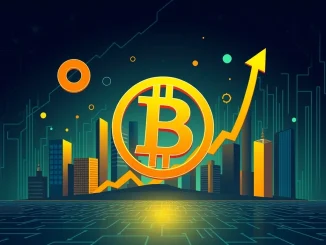 Chart showing exponential Institutional Bitcoin demand outpacing supply, driving BTC price growth.
