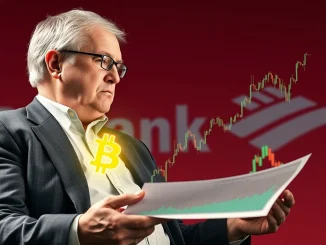 A chart illustrating low institutional crypto adoption based on a Bank of America survey, showing fund manager hesitation.