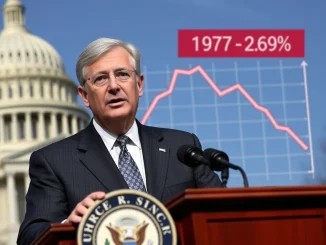 U.S. Commerce Secretary discussing the critical need for further **interest rate** reductions to bolster economic growth.