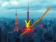Japan bond market crisis with falling yen and rising inflation