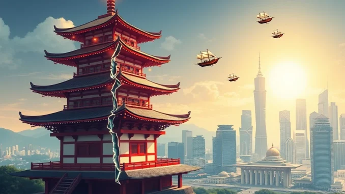 Crypto projects departing Japan due to prolonged regulatory delays, highlighting the impact on blockchain innovation.