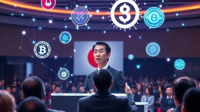 Japan's Prime Minister champions **Japan Web3** for economic growth, addressing a tech conference.