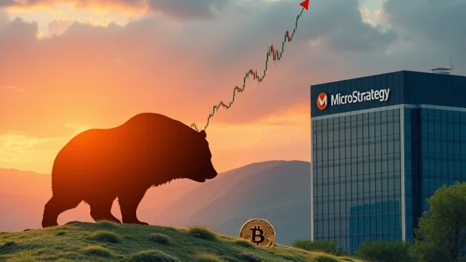 Jim Chanos analyzing MicroStrategy's Bitcoin premium, highlighting the debate over MSTR's valuation and the risks of its BTC strategy.