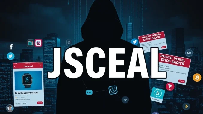 JSCEAL cyber threat targeting cryptocurrency apps via fake social media ads