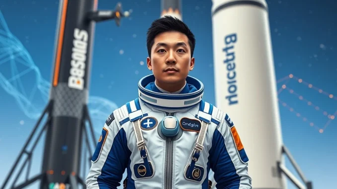 Justin Sun prepares for historic Blue Origin NS-34 space mission