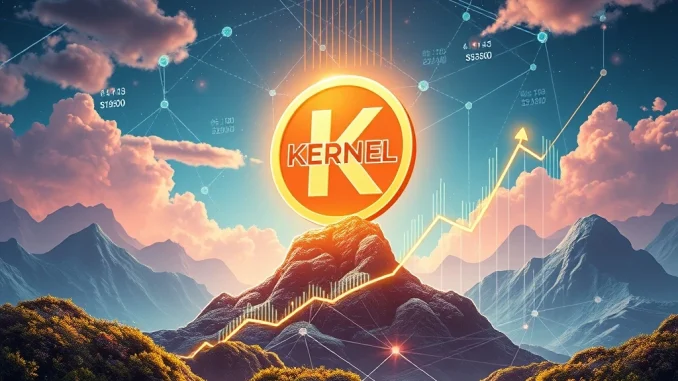 Visualizing KERNEL's remarkable 12630% crypto price surge driven by strategic blockchain innovations and network upgrades.