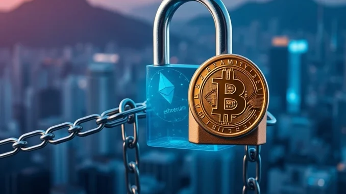 Illustrative image of virtual asset seizure in Korea, highlighting new Korea crypto tax enforcement measures.