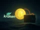 Illustrating a significant Bitcoin transfer from Kraken to an unknown wallet, symbolizing a major crypto whale movement.