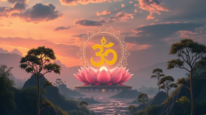 Unveiling the Astounding Laxmi Crypto Coin Presale: Prophetic Growth by Q4 2025? A symbolic representation of the Laxmi Crypto Coin, merging spiritual motifs with blockchain technology, hinting at future prosperity.