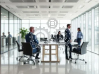 A visual representation of strategic leadership continuity, highlighting internal promotions at Danaher and Thermo Fisher.