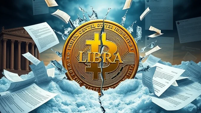 The LIBRA memecoin scandal unfolding in a crypto fraud trial, highlighting frozen assets and investor losses.