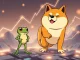 LILPEPE frog character confidently challenges Dogecoin, symbolizing its ambitious rise and potential to rival established memecoins.