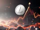 A Litecoin price chart showing a significant surge, reflecting market optimism and anticipation for a crypto ETF.