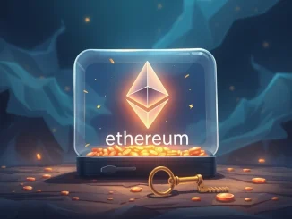 A digital wallet representing a **lost Ethereum wallet**, symbolizing a billion-dollar fortune and the tragedy of misplaced **private keys**.