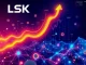 A visual representation of LSK's explosive price surge and ecosystem expansion, highlighting the impact of strategic blockchain partnerships.