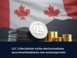 Illustrates Luxfolio's strategic $73M capital increase, aiming to significantly boost its Litecoin (LTC) holdings by 2026.