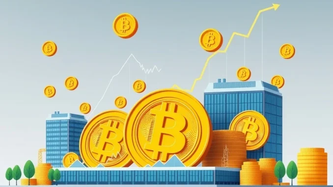 MARA Holdings' strategic move to acquire more Bitcoin using $850M in convertible notes, symbolizing significant crypto investment.