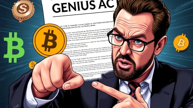 Max Keiser criticizing GENIUS Act and stablecoins threatening Bitcoin