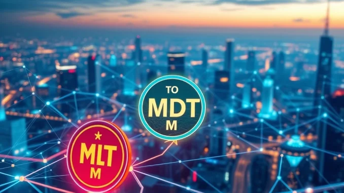 MDT token surge visualizes growth in blockchain infrastructure, highlighting its strategic partnership and new product launch.