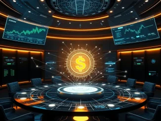 A visual representation of Mega Matrix's innovative strategy, anchoring corporate treasuries with stablecoins on a secure blockchain network.
