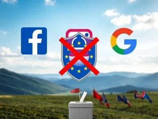 Meta political ads ban in EU, showing impact of new regulations on digital campaigning.