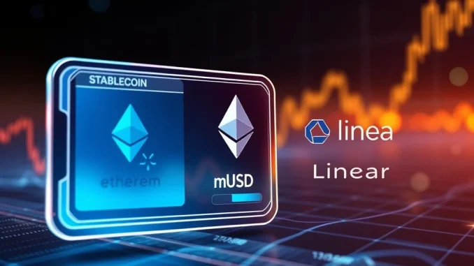 MetaMask stablecoin mUSD launching on Ethereum and Linea, signifying a new era for secure DeFi.