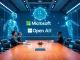 Microsoft and OpenAI executives discussing AI restructuring and long-term access