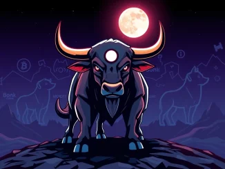 MoonBull's whitelist ignites meme coin hype, symbolizing the surge in Bonk and Doginme volumes and new crypto market trends.