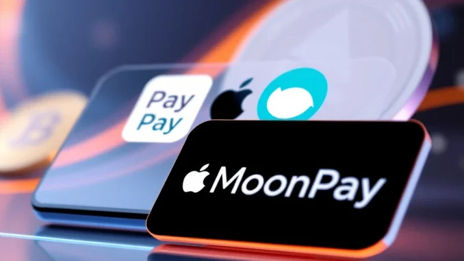 MoonPay and Apple Pay integration for seamless crypto purchases