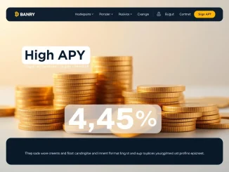 A digital interface displaying high My eBanc APY rates for high-yield CDs, representing significant deposit requirements.