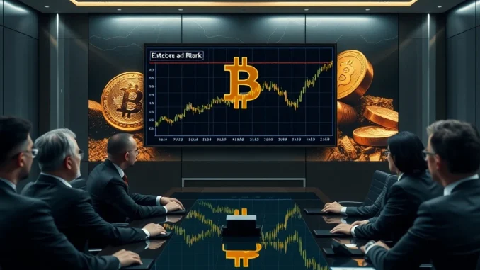 A gold bar merging with a digital Bitcoin symbol, illustrating Nativo Resources' groundbreaking Bitcoin allocation strategy for its corporate treasury.