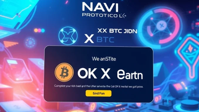 NAVI Protocol xBTC incentives with OKX Earn on Sui blockchain