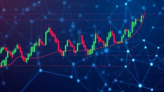 A technical chart showing Neiro Ethereum (NEIROUSDT) price action, highlighting key indicators for informed crypto market analysis.