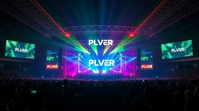 NEON Countdown festival-goers interacting with their secure NFT tickets, symbolizing the future of Web3 ticketing and blockchain events.