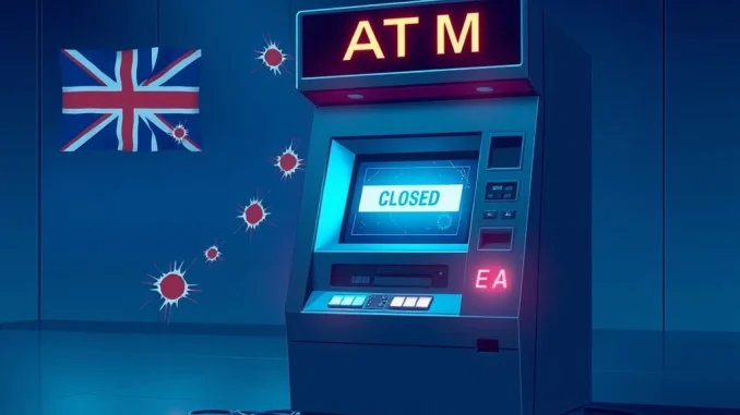 New Zealand crypto ATM ban: A decommissioned ATM symbolizes the country's anti-money laundering overhaul impacting crypto transactions.