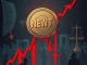 A graphic depicting the NEWT token price plummeting, symbolizing the dramatic market crash due to regulatory and governance issues.