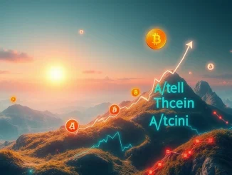 Rising altcoin season with bullish cryptocurrency market trends