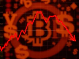 Graph showing a staggering NFP price drop amidst extreme crypto volatility, highlighting market uncertainty.